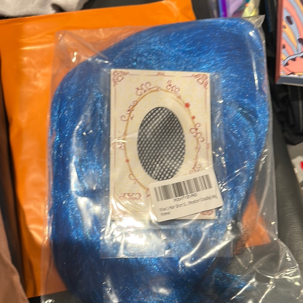 Vibrant Blue Hair Wig